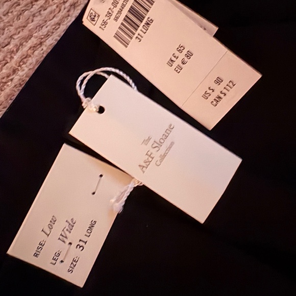 Abercrombie & Fitch Pants - A&F Black Slacks – NWT – Size 10 – $90 Retail